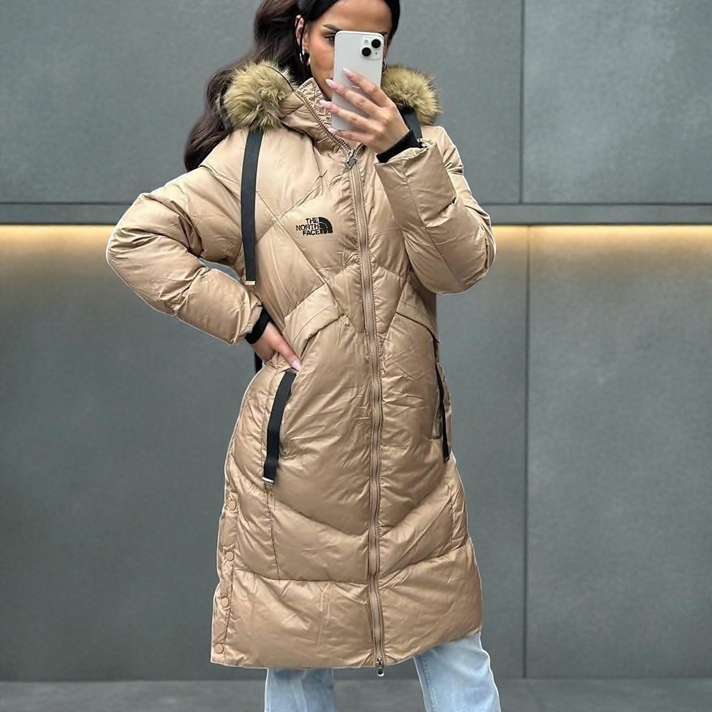 Kurtka damska zimowa długa - obrazek 2